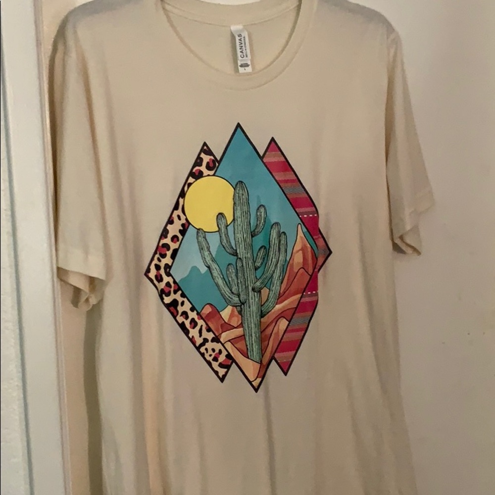 Desert cactus tee